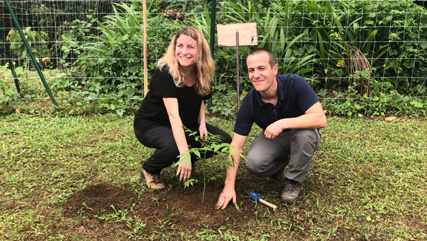 Cécile Mul and Melvin Errico